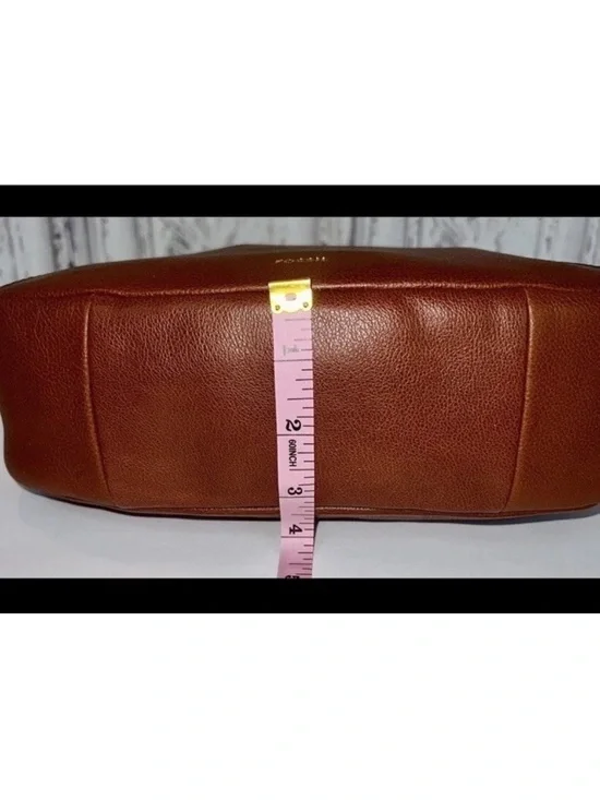 Fossil Skylar Leather Crossbody Purse Brandy Brown Bag Womens NWT Classic Boho - Picture 15 of 17